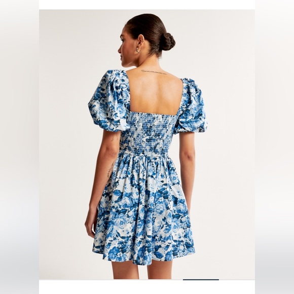 NWT Abercrombie Emerson Waisted Poplin Mini Dress - Picture 7 of 7